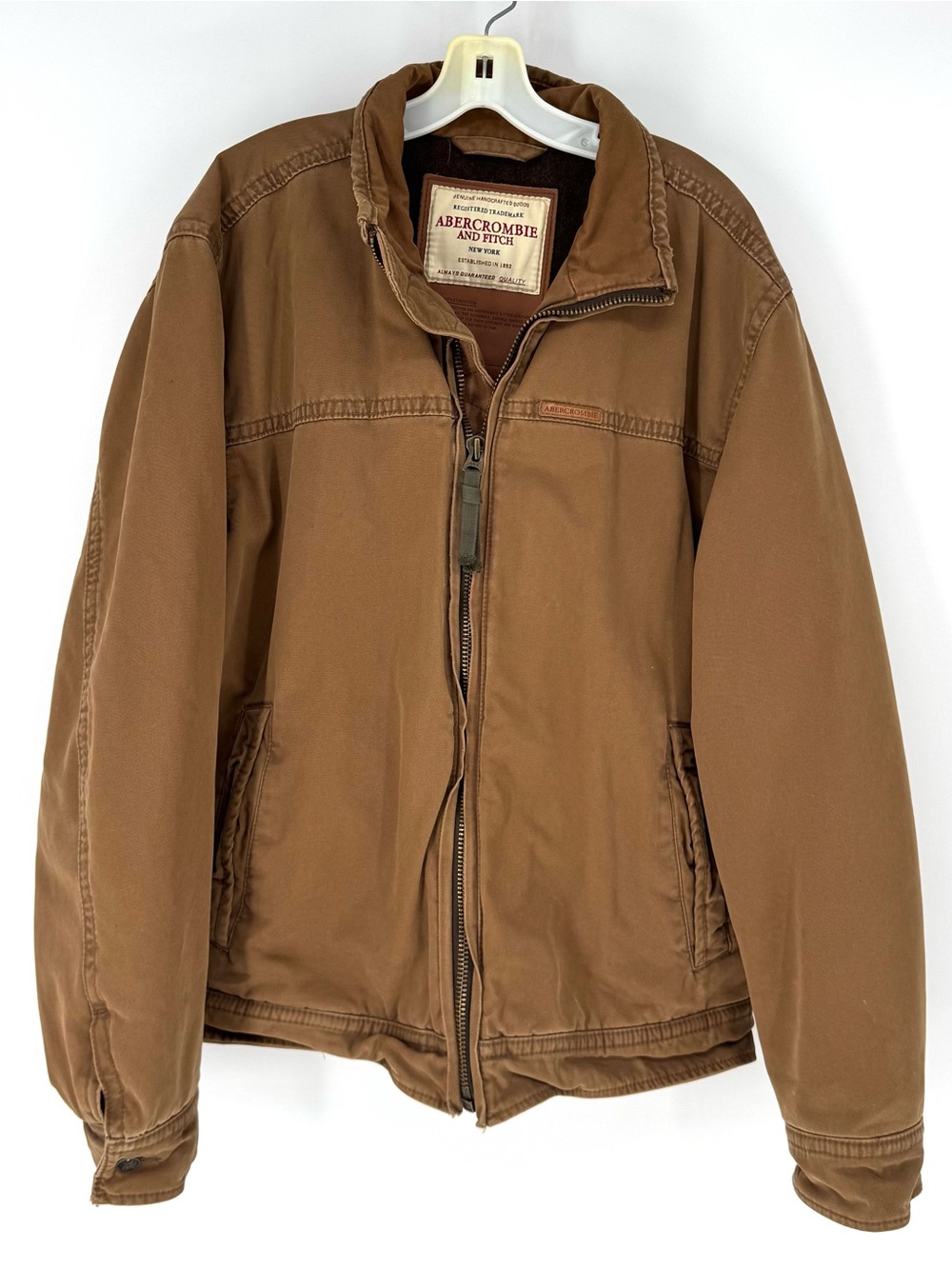 Abercrombie & Fitch vintage wool lined Brown Utility Jacket